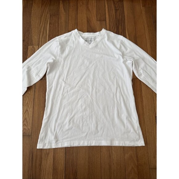 Coolibar Shirt Women's White Long Sleeve V-Neck UPF 50+ Sun UV Size L - Picture 2 of 6